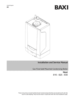Boiler manual cover