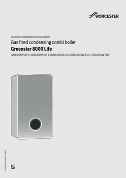 Boiler manual cover